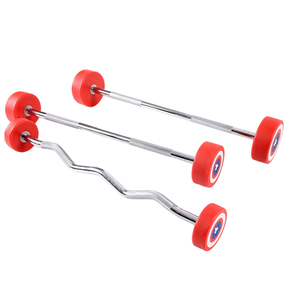Équipement de gym, poids libres, musculation, haltères, <span class=keywords><strong>barre</strong></span> de musculation, haltères en polyuréthane, <span class=keywords><strong>barre</strong></span> fixe - Product Image 2