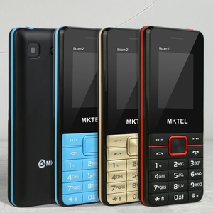 MKTEL BOOM 2 Nuevo Teléfono con Barra de Funciones, Pantalla de 1.77'', Batería de 1800mAh, MP3, MP4, Radio FM, Doble SIM, Doble Modo de Espera, Altavoz Potente, Linterna - Product Image 1