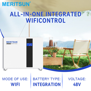 Estación de Energía Portátil MeritSun, 5kwh/3kw, de Corriente Continua a Corriente Alterna, con Batería Solar y de Litio, Todo en Uno - Product Image 1