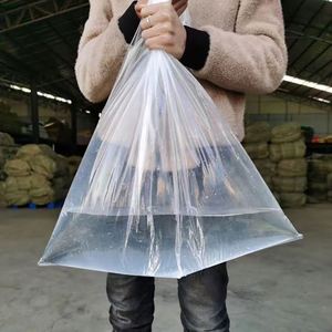 Bolsa Tejida de PP Blanca a Rayas Resistente y de Bajo Precio para Fertilizantes, Alimentos y Harina - Product Image 3