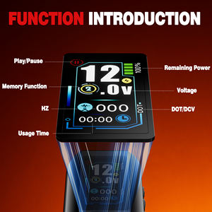 Tuffking Nieuwe Krachtige 1600mAh Motor <span class=keywords><strong>2</strong></span>.0-4.2mm Verstelbare Slag Professionele Draadloze Tattoo Pen Machine voor Beginners Body Art - Product Image 5