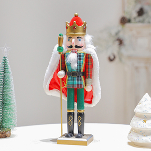 <span class=keywords><strong>Casse</strong></span>-<span class=keywords><strong>noisette</strong></span> de Noël créatif en noyer 2024, décoration d'intérieur avec figurine de <span class=keywords><strong>soldat</strong></span> britannique, œuvre d'art en bois - Product Image 6