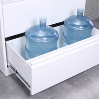 Démonter A4 papier serrure fer armoire large stockage meubles acier bureau blanc noir gris 3 tiroirs latéral classeur