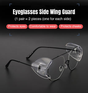 Venta caliente Anteojos Escudos DE SEGURIDAD <span class=keywords><strong>Gafas</strong></span> de sol flexibles Protector lateral para minimizar las lesiones - Product Image 4