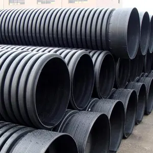 underground water supply large diameter plastic corrugated drainage pipe 2500mm