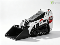 Mini-chargeuse compacte sur chenilles MT55 2023 EPA EURO 5, charge nominale 250 kg, pour aménagement paysager, construction et location