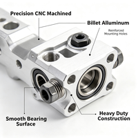Rotules arrière usinées CNC en aluminium billette et acier inoxydable, pièces UTV robustes, remplacement OEM