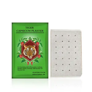 Produits de soins de santé soulagement de la douleur musculaire Patch Tiger Capsicum Plaster