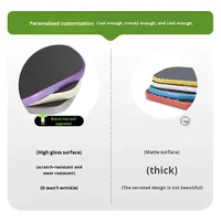 Ruban de protection de bord de raquette de pickleball pour adulte professionnel avec polissage miroir en TPU, motif solide, 75x2.8cm, protection de la tête