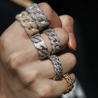 Vente en gros de Moissanite en or massif, bagues AU585 14k, bagues de mariage, bijoux fins, cadeau de mariage pour femmes, taille personnalisée