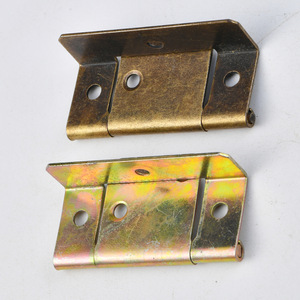 Charnière en fer de style chinois 55x25mm, finition bronze antique, charnière de meuble à montage en surface, placage antirouille, type H standard - Product Image 1