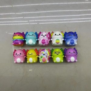 ของเล่นบอลบีบอัดโฟม PU ขนาด 2 นิ้ว รูปทรงอ็อกโซโลตล์ สีสันสดใส บรรจุในแคปซูล บีบแล้วคืนตัวช้า ช่วยคลายเครียด เหมาะสำหรับเด็กอายุ 5-7 ปี ใช้ได้ทั้งเด็กชายและเด็กหญิง - Product Image 5