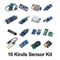 16 kits de módulos de sensor utilizados para Raspberry Pi 16 en 1 Kit de sensor de programación