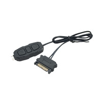 Mini contrôleur ARGB sans fil QiuzAim télécommande RVB universelle 5V/3 broches pour un réglage des couleurs personnalisé dans tous les systèmes informatiques de bureau