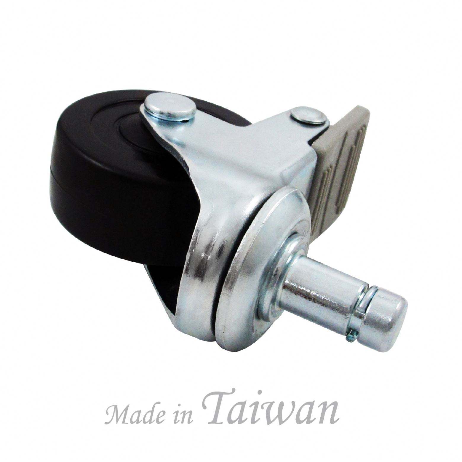 2 Caster Wheels With Brakes