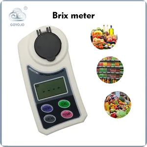 Réfractomètre numérique ATC d'usine d'origine 0~55% Brix pour la mesure de la teneur en sucre des fruits, légumes, boissons et transformation alimentaire - Product Image 4