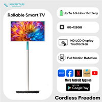Leaderhub L27M Pantalla Táctil Giratoria Inteligente de 27 Pulgadas, Batería de Gran Capacidad con Duración de 6.5 Horas para Uso Doméstico