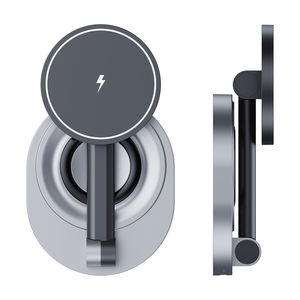 Station de charge de bureau magnétique PD avec logo personnalisé, 15 W, chargeur sans fil portable rapide pour appareils - Product Image 5