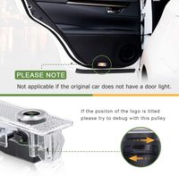 Lumière de porte de voiture HD LED Logo projecteur Ombre fantôme Lumières de bienvenue pour BMW