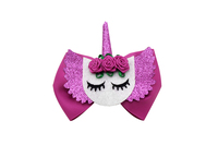 Vente Flash : Barrette à Cheveux Licorne Ailes d'Ange en Grosgrain avec Joli Nœud à Paillettes pour Fêtes de Filles