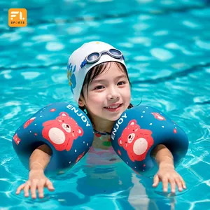 Chaleco salvavidas flotante de PVC ecológico para niños, anillos de natación de espuma para bebés, dispositivo para aprender a nadar con alas de brazo para niños y niñas