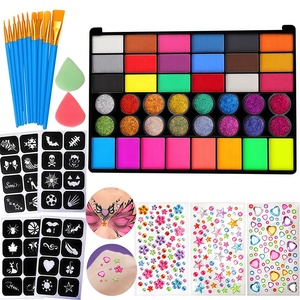 Kit professionale di 42 colori Non tossici per la pittura del viso di Halloween Cosplay Party Makeup <span class=keywords><strong>Art</strong></span> dipinge forniture per la pittura del corpo - Product Image 1