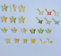 CH-LAP2172 Schattige Emaille Verguld Appel Fruit Charms Kleurrijke Emaille Appelhanger Verguld Mini Koperen Component Groothandel
