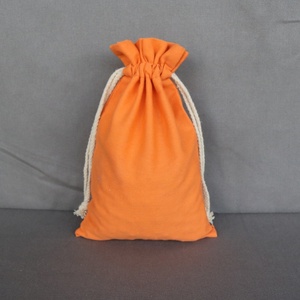 Personalized Customizable Eco-friendly Small Organic Cotton Recyclable Canvas <b>Christmas</b> <b>Gift</b> <b>Bags</b> <b>Drawstrings</b> for Festive Party - Product Image 4