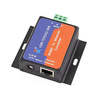 Modbus串口RS485至以太网转换器服务器USR-TCP232-304数据传输支持DHCP/DNS