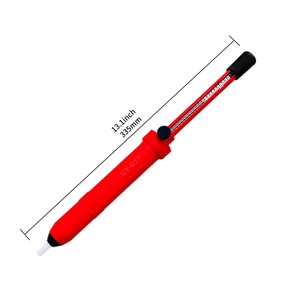 OKYN231107-29 <span class=keywords><strong>017</strong></span> Pompe à dessouder manuelle robuste à double anneau, outil d'aspiration de soudure allongé 335 mm avec poignée souple en silicone - Product Image 4