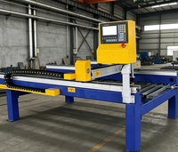 Découpeuse plasma CNC 1530 avec rail de guidage bilatéral amovible, équipement de découpe de tôles métalliques de haute précision