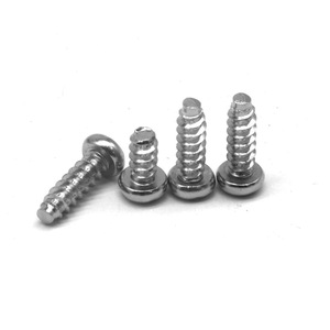 Stainless Steel Pan Head Phillips Flat Tail Self-Tapping <strong>Screws</strong> Fine Thread <strong>White</strong> Steel Head <strong>Screws</strong> - Product Image 4