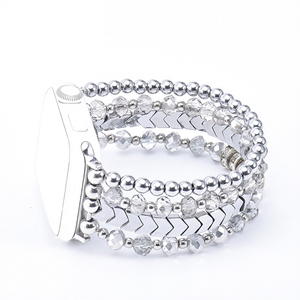 <span class=keywords><strong>Bracelet</strong></span> de remplacement perlé style <span class=keywords><strong>bracelet</strong></span>, largeur de bande 3,2 mm/3,5 mm, compatible avec les montres intelligentes de la série 1 à 10 - Product Image 4