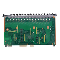 16 puertos OLT GPON tarjeta GPUF C + C ++ módulos Placa de servicio con RJ45 para MA5800 X2 X7 X1 X17 Series