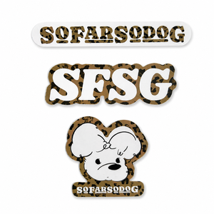 Groothandel 3 stuks/<span class=keywords><strong>set</strong></span> Schaatsende Ster Beer Stickers, Matte Waterdichte Luipaard Beer Decals, Aangepaste Logo Stickers voor Decoratie - Product Image 6