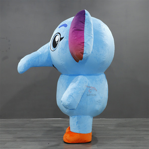 Precio de fábrica fabricante personaje de dibujos animados inflable Popular elefante mascota disfraz para <span class=keywords><strong>alquiler</strong></span> comercial publicidad - Product Image 3