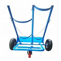 Chariot à plate-forme pliable transporteur d'oxygène personnalisable OEM