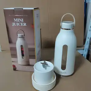 Portable Mini Blender Rechargeable Mixer Fresh Fruit Juicer Multifunction Electric Blender Cup 400ml Shakes Smoothie Maker