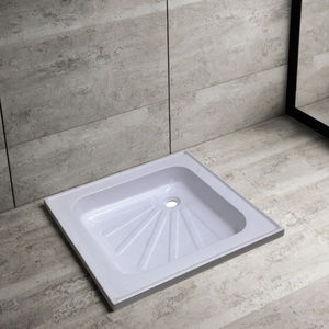 MATCH WELL MWS-02 Modern Square Deep Acrylic Solid Surface <strong>Shower</strong> <strong>Tray</strong> Corner Drain Waterproof Stainless Steel <strong>Legs</strong> Hotel Use 1 - Product Image 6