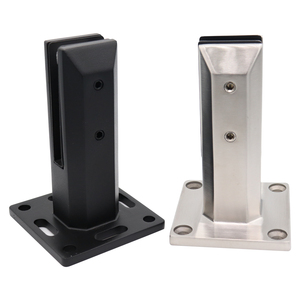 Balustrade <span class=keywords><strong>en</strong></span> verre à embouts montés sur béton Clôture de piscine <span class=keywords><strong>en</strong></span> acier inoxydable - Product Image 4