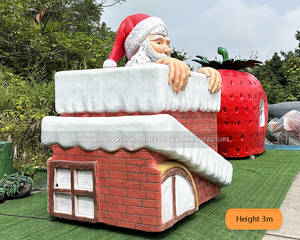 <span class=keywords><strong>Animatronic</strong></span>サンタクロースモデルクリスマスデコレーション工場カスタマイズ - Product Image 3