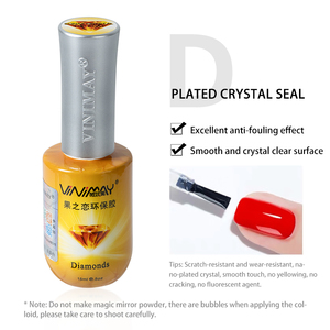 Vinimay Nuevo Empaque Sonax Crystal Top Coat, Capa Superior de Uñas Sin Limpieza, Gel de Alto <span class=keywords><strong>Brillo</strong></span>, Esmalte de Uñas para Salón - Product Image 3