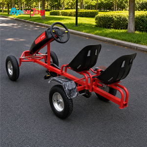 Kart à pédales Go Pedal Duo-2 places, kart familial <span class=keywords><strong>tandem</strong></span> pour adultes, sans entretien, pour location en parc d'attractions commercial - Product Image 6