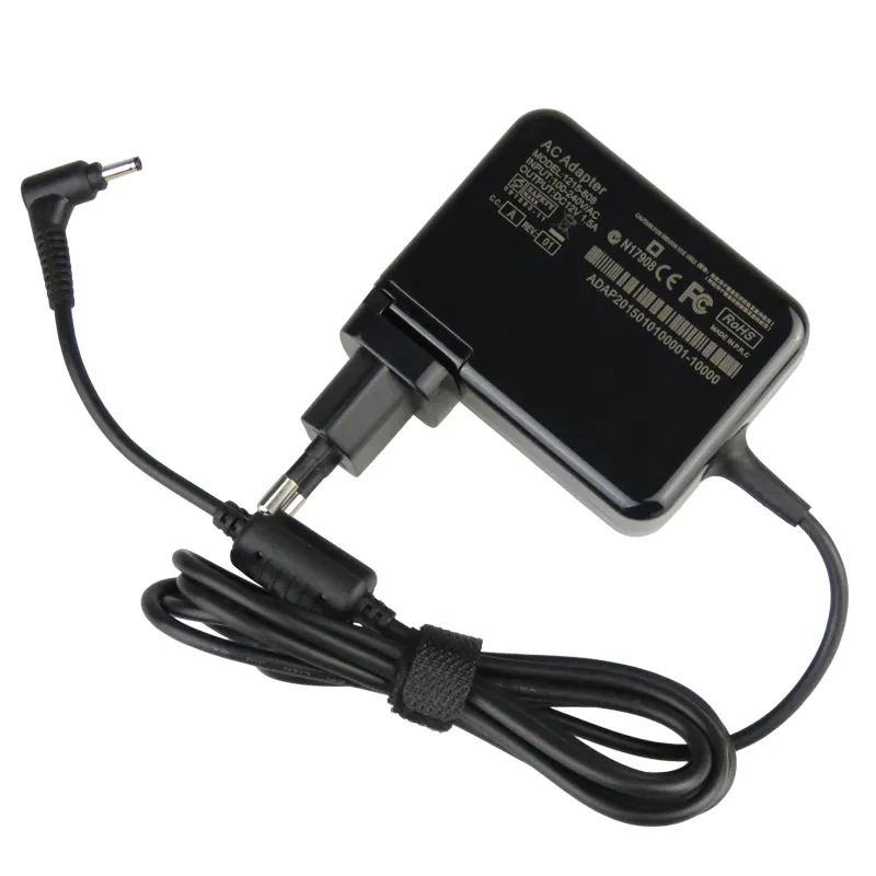 อะแดปเตอร์ไฟ AC 12V 1.5A DC เคล็ดลับ 3.0*1.1 มม.แท็บเล็ตแบบพกพาแล็ปท็อปสําหรับ ACER A501 W501