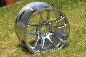 Cerchi in Lega di Alluminio 1819 20 Pollici per <span class=keywords><strong>Auto</strong></span> Passeggeri, <span class=keywords><strong>JDM</strong></span> 5x114.3 5x120, Cromati con Profilo Profondo - Product Image 2