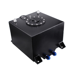 Réservoir de carburant en alliage d'aluminium 20L noir avec capteur pour la mise à niveau et la modification de voitures - Product Image 3