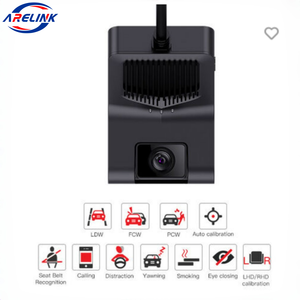 กล้องติดรถยนต์ 4G ADAS สำหรับรถบรรทุกและรถยนต์  กล้องคู่หน้า-หลัง บันทึกภาพแบบเรียลไทม์ พร้อมระบบติดตาม GPS - Product Image 3