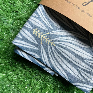 Toalla de mano de microfibra Uso en <span class=keywords><strong>el</strong></span> hogar logo Toalla de plato Tejido floral Diseño liso Secado rápido - Product Image 5