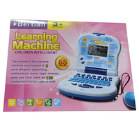 Juguetes Educativos Lucky Toys para Aprender Inglés, Computadora Portátil de Plástico con Pantalla LED Inteligente, Máquina de Aprendizaje para Niños