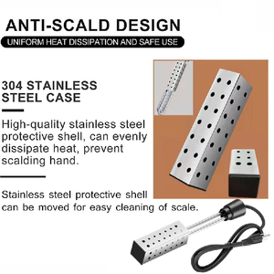 <span class=keywords><strong>Calentador</strong></span> <span class=keywords><strong>de</strong></span> agua <span class=keywords><strong>de</strong></span> 2500W con enchufe US/EU/AU, varilla calefactora rectangular con regulación <span class=keywords><strong>de</strong></span> tiempo, adecuado para piscinas, bañeras y cubos. - Product Image 3